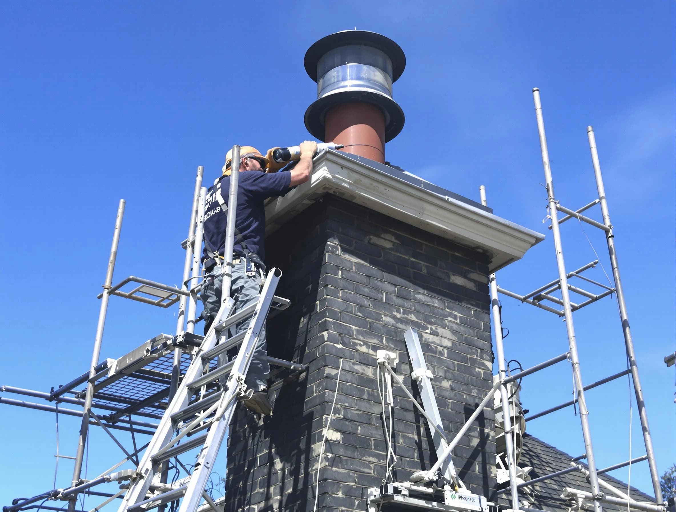 Sturdy chimney crown finished by Richmond Chimney Sweep in Richmond, VA