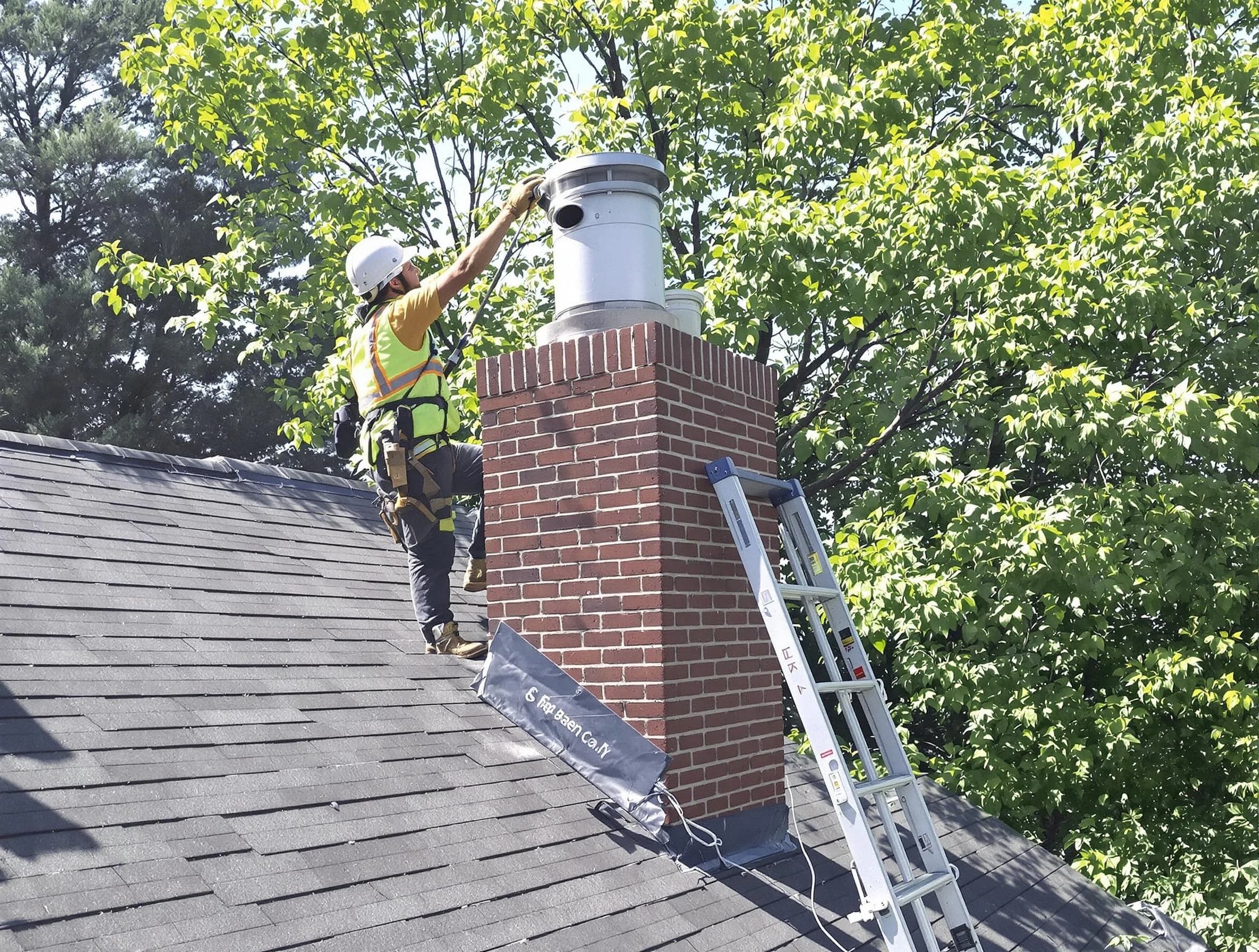 Chimney liner inspection by Richmond Chimney Sweep in Richmond, VA