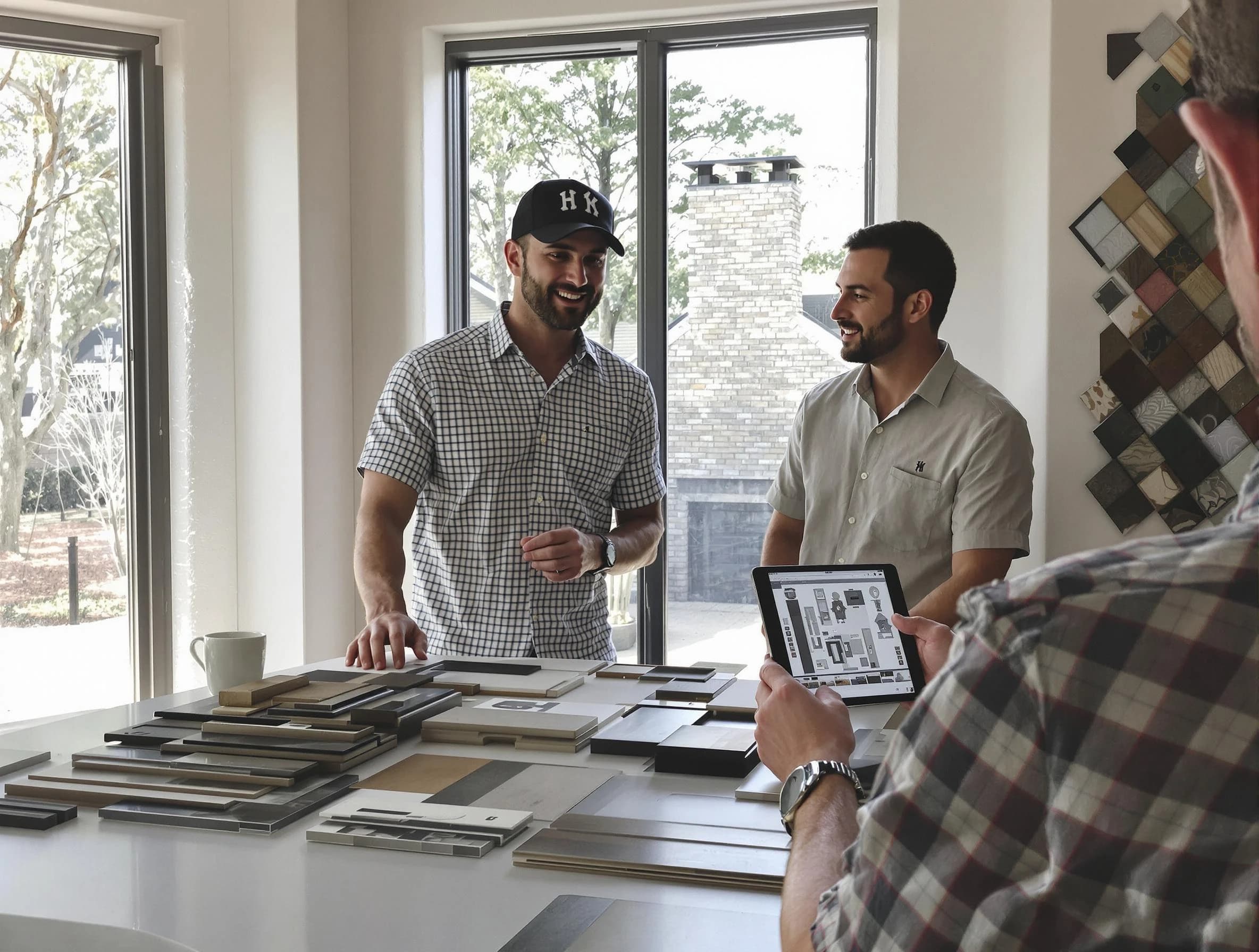 Richmond Chimney Sweep remodeling a chimney and fireplace in Richmond, VA