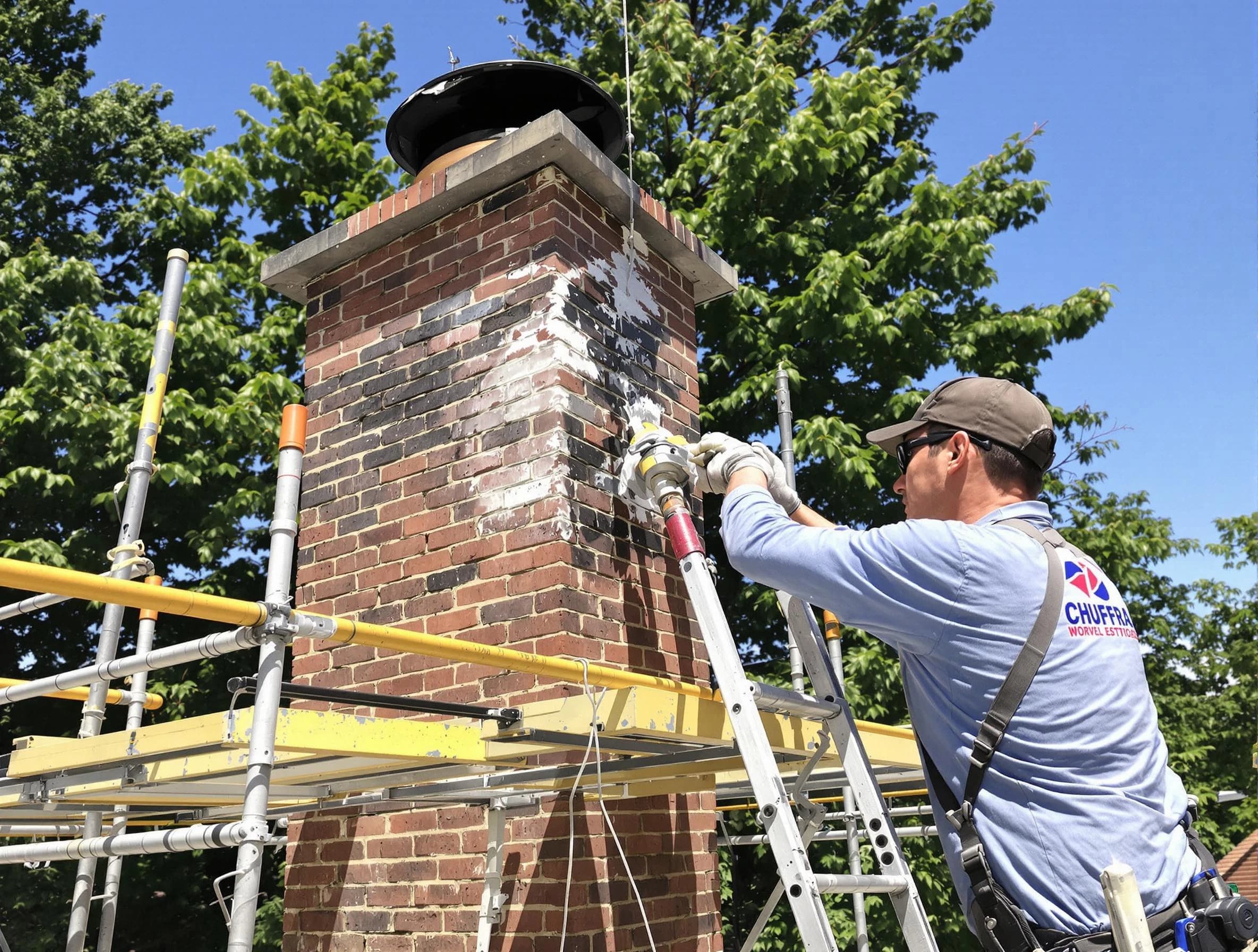 Structural chimney repair by Richmond Chimney Sweep in Richmond, VA