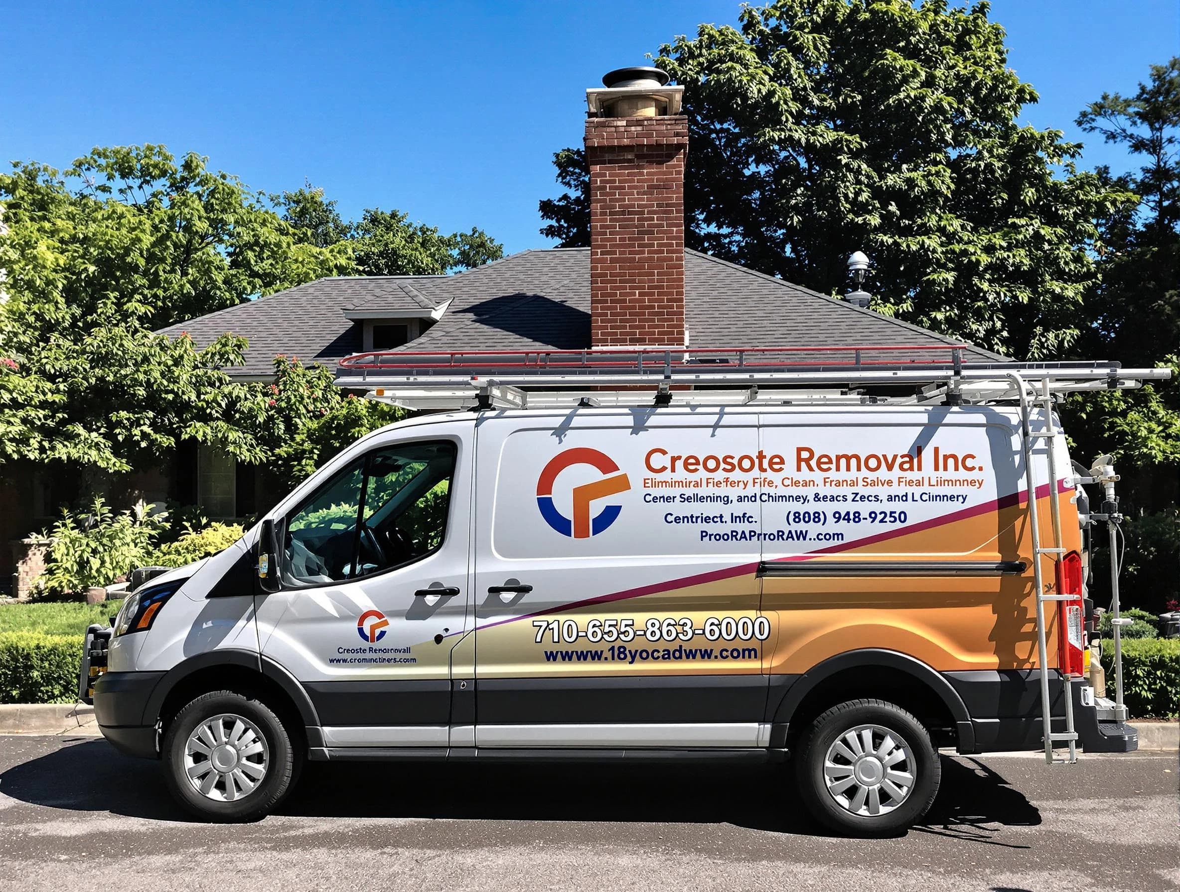 Richmond Chimney Sweep technician removing creosote safely in Richmond, VA