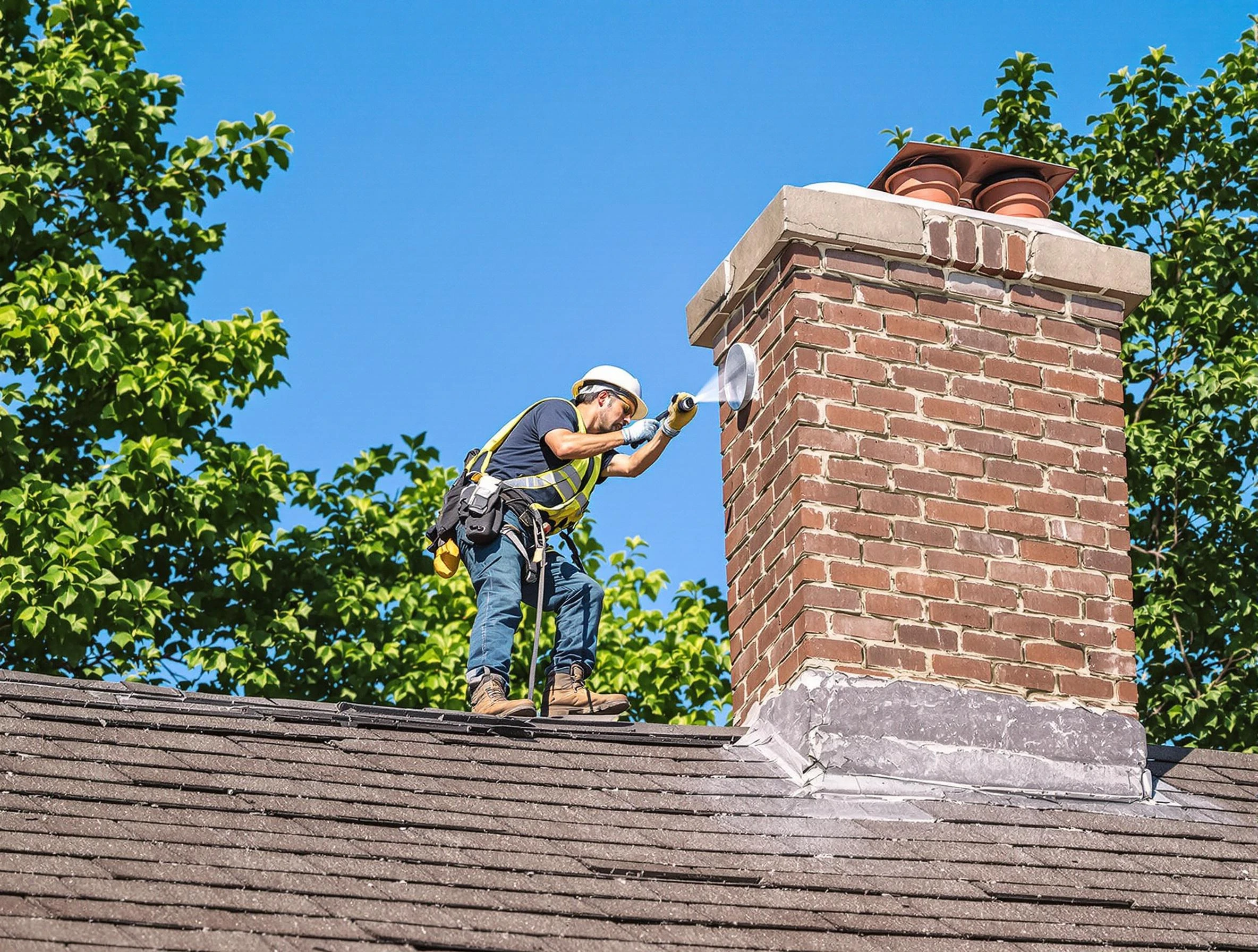 Richmond Chimney Sweep performing an inspection with advanced tools in Richmond, VA